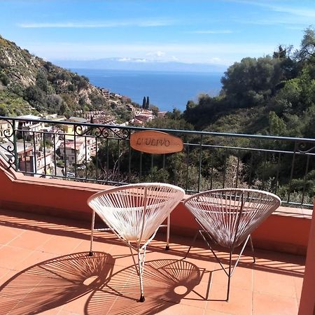 Villa Vittorio - Splendid Panoramic Sea View Terrace Taormina Exterior photo