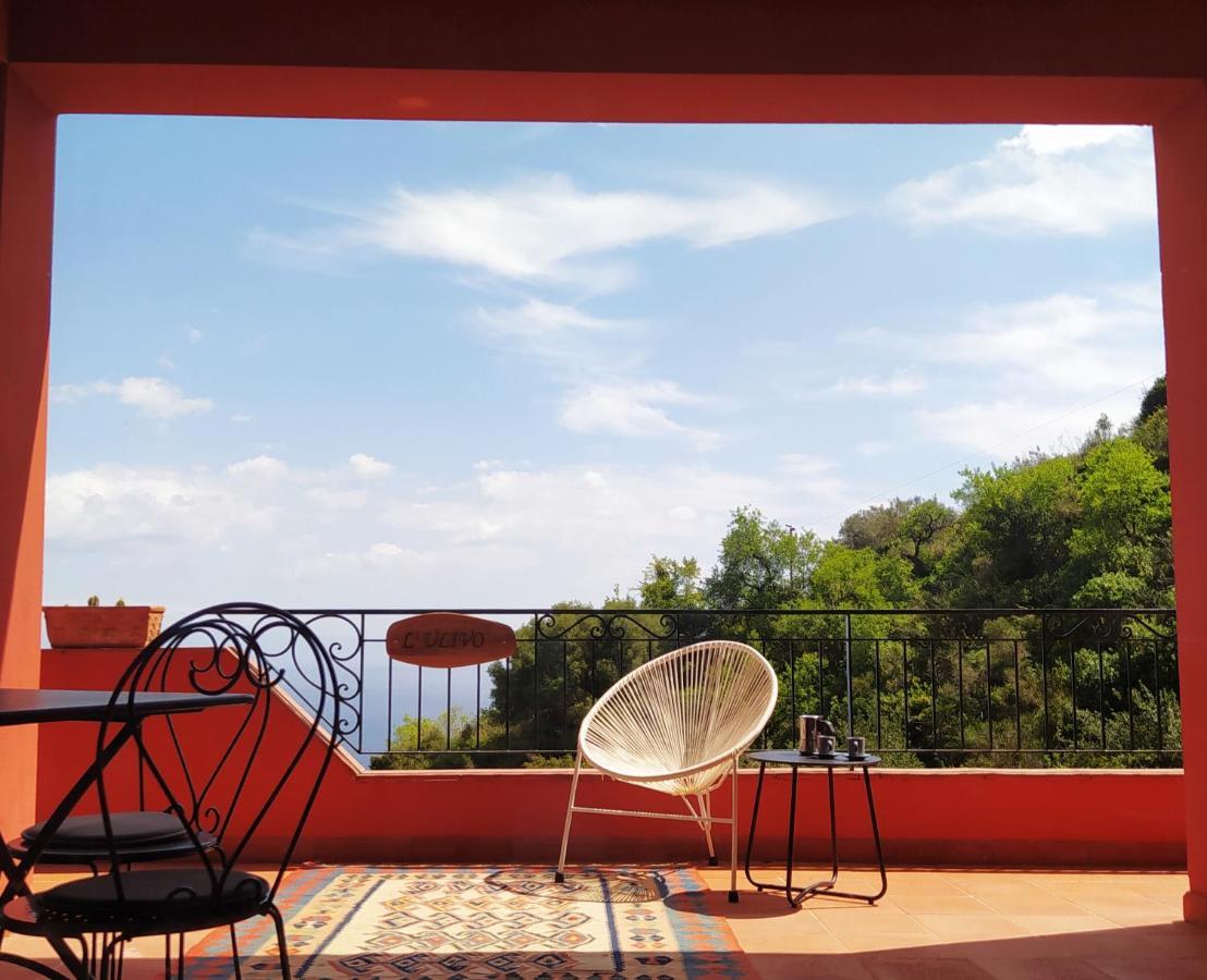 Villa Vittorio - Splendid Panoramic Sea View Terrace Taormina Exterior photo